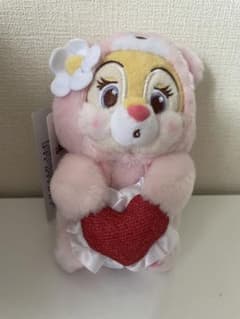 디즈니 스토어 클라리스 봉제인형 키체인 곰 잠옷