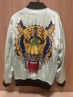 ワコマリア ウルフズヘッド リバーシブルスカジャン wolf's head