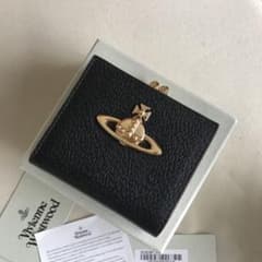Vivienne Westwood 二つ折り財布 がま口 ブラックのサムネイル