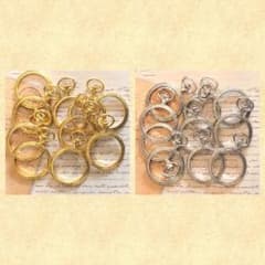 【おまとめ】懐中時計レジン枠 シルバー&ゴールド各10個のサムネイル