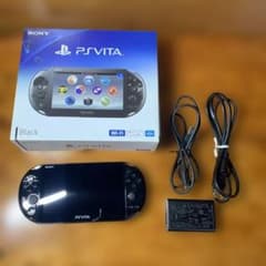 美品 PS Vita PCH-2000 ブラック 本体 箱付き 動作確認済みのサムネイル