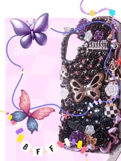 ANNA SUI 핸드메이드 iPhone 케이스