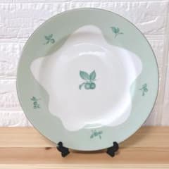 Fruile 洋食器 グリーン プレート 24.3cm 金彩のサムネイル