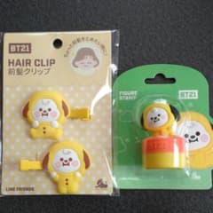 ＢＴ２１(チミー)前髪クリップ・フィギュアスタンプのサムネイル