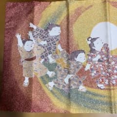 加賀友禅 卓布　由水十久 染絵「うなゐ」　供箱 加賀友禅 卓布 由水十久 染絵「うなゐ」 供テーブルセンター - メルカリ