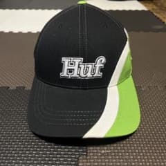 HUF キャップ ブラック グリーンのサムネイル