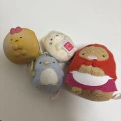 すみっコぐらしぬいぐるみ、キーホルダー 4体セットのサムネイル