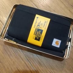 Carhartt カーハート 長財布 ブラック 新品未使用 缶入り - メルカリ