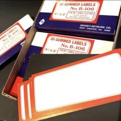 ヴィンテージロールチケット1個　b34 ヴィンテージ【赤ラベル】一箱(海外チケット(ロールチケット - メルカリ