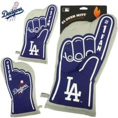 新品ドジャースMLB公式dodgers大谷翔平オーブンミットBBQ手袋グローブ 