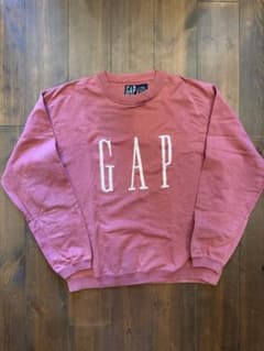 90s OLD GAP スウェット ビッグロゴ刺繍 ロゴ紺タグ - メルカリ