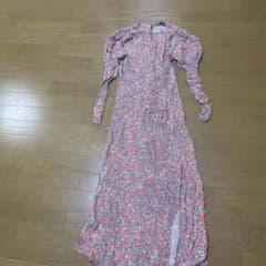 花柄長袖マキシワンピースのサムネイル
