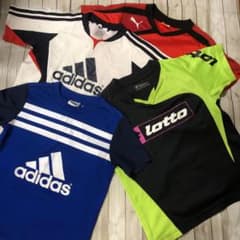 サッカー　半袖　130 まとめ売り　adidas PUMAのサムネイル