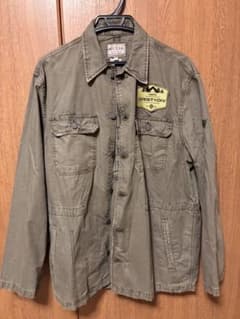 GUESS ミリタリージャケット オリーブ Lのサムネイル