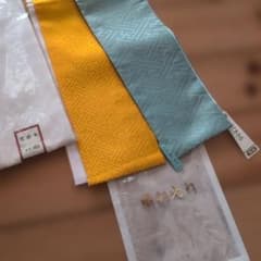新品　重ねえり　水色と黄色のサムネイル