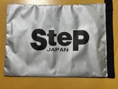 Step JAPAN シューズバッグ 靴袋 シルバー　ステップ銀の袋のサムネイル
