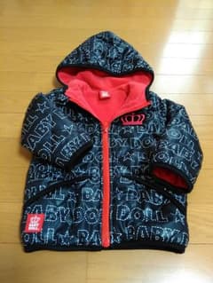 【 専用 】BABYDOLL☆ロゴジャンバー 90cmのサムネイル
