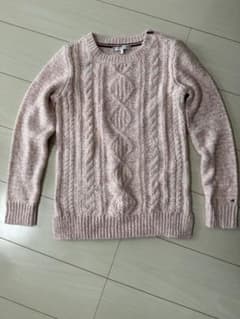 TOMMY HILFIGER ケーブルニット ピンク XXSのサムネイル
