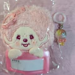 モンチッチ めじるしマスコット ピンクのサムネイル