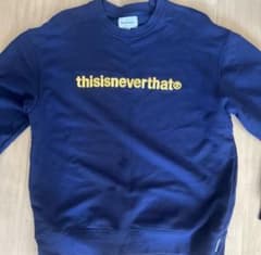 thisisneverthat ネイビー ロゴスウェットのサムネイル