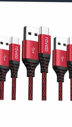 RAVIAD  USB Type C ケーブル【2M 3本セット】のサムネイル