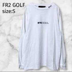 【新品】fr2 GOLF エフアールツーゴルフ　モックネック　半袖シャツ　S 黒 FR2 GOLF エフアールツー ゴルフ モックネック ホワイト メンズ S