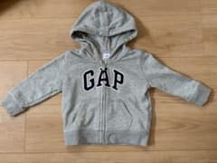 baby GAP ロゴ ジップアップパーカー 12-18ヶ月 80のサムネイル