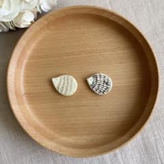 《箸置き》ハリネズミ(白砂×茶)2個セット✧︎北欧のサムネイル