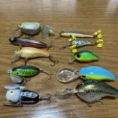 クランクベイト　シャッド　ミノー　トップウォーター　バス釣り　ルアーのサムネイル