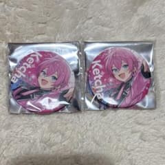 AMPTAK×COLORS 缶バッジ けちゃさんのサムネイル