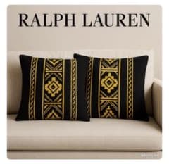希少品 ラルフローレン ニットクッション ralph lauren - メルカリ