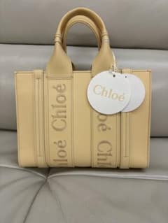 未使用美品ChloeクロエソフトレザーWOODY スモールトートバッグ - メルカリ