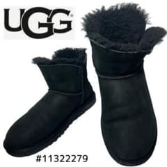 UGG ムートンショートブーツ ベイリーボタン　24cm