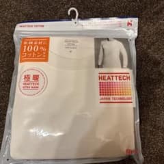 HEATTECH コットン 長袖 Mサイズ　＊新品未使用＊のサムネイル