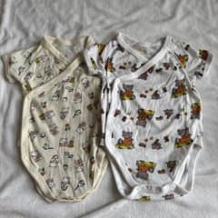 ユニクロ ベビー 肌着 こぐま 70 前開きのサムネイル