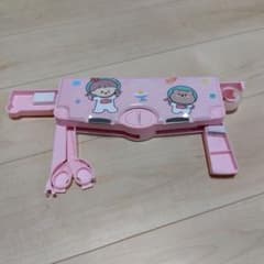 多機能 筆箱 ピンク 宇宙飛行士デザインのサムネイル