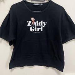 ZIDDY Betty Boop コラボ Tシャツ ブラック 150のサムネイル