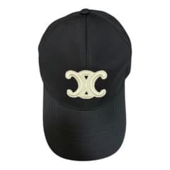 CELINE トリオンフ ベースボールキャップ　M ブラック CELINE トリオンフ ベースボールキャップ ブラック M - メルカリ