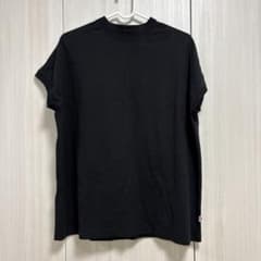 黒 コットン 半袖Tシャツのサムネイル