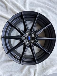 【美品・走行1千㎞】BRZイエローエディション・GR86ホイール マッドブラックのサムネイル