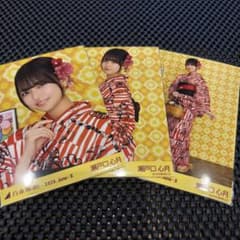 乃木坂46 生写真 真夏の全国ツアー2026 浴衣 3種コンプ 瀬戸口心月