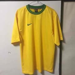 【美品】ナイキ Tシャツ ブラジル カラー メンズ Lサイズ サッカーのサムネイル