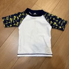 ラッシュガード 半袖 ヤシの木柄 95cmのサムネイル