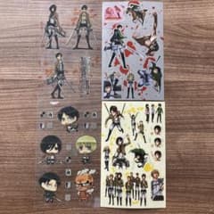 進撃の巨人 大判透明シールセット