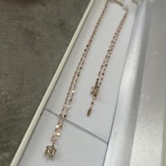 未使用　エステール　0.31ct 大人気　ダイヤモンドロングネックレス　70cmのサムネイル