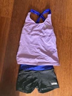 SASAKI 新体操 タンクトップとショートパンツセット　Sサイズのサムネイル