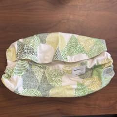 【未使用】抱っこひも収納カバー 緑と黄色のデザインのサムネイル