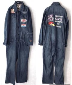 クレイスミス デニム ツナギ オールインワン 美品 ネイビー M クレイスミス デニム ツナギ オールインワン 美品 ネイビー M - メルカリ
