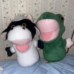パペットマペット牛とカエルのぬいぐるみセットのサムネイル