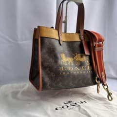 【美品】 coach y2k horse&carriage field toteのサムネイル